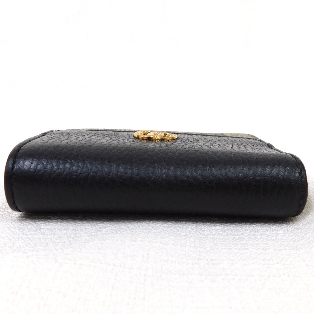 Hn608751 コンパクト財布 グッチ 財布 GGマーモント PVC レザー 658609  