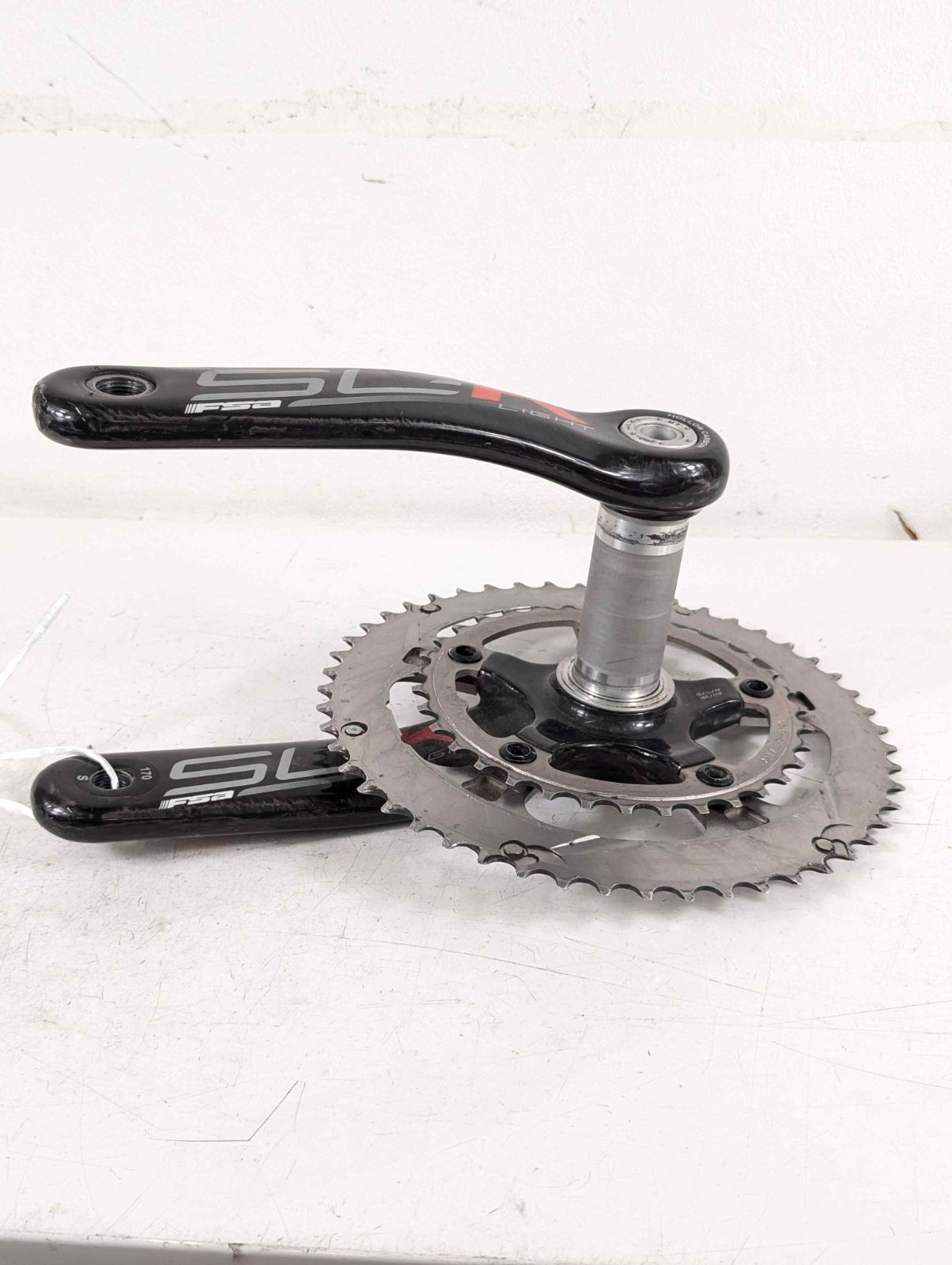 並品】FSA SL-K BB30 170mm 50 34t カーボン クランク FC250815C