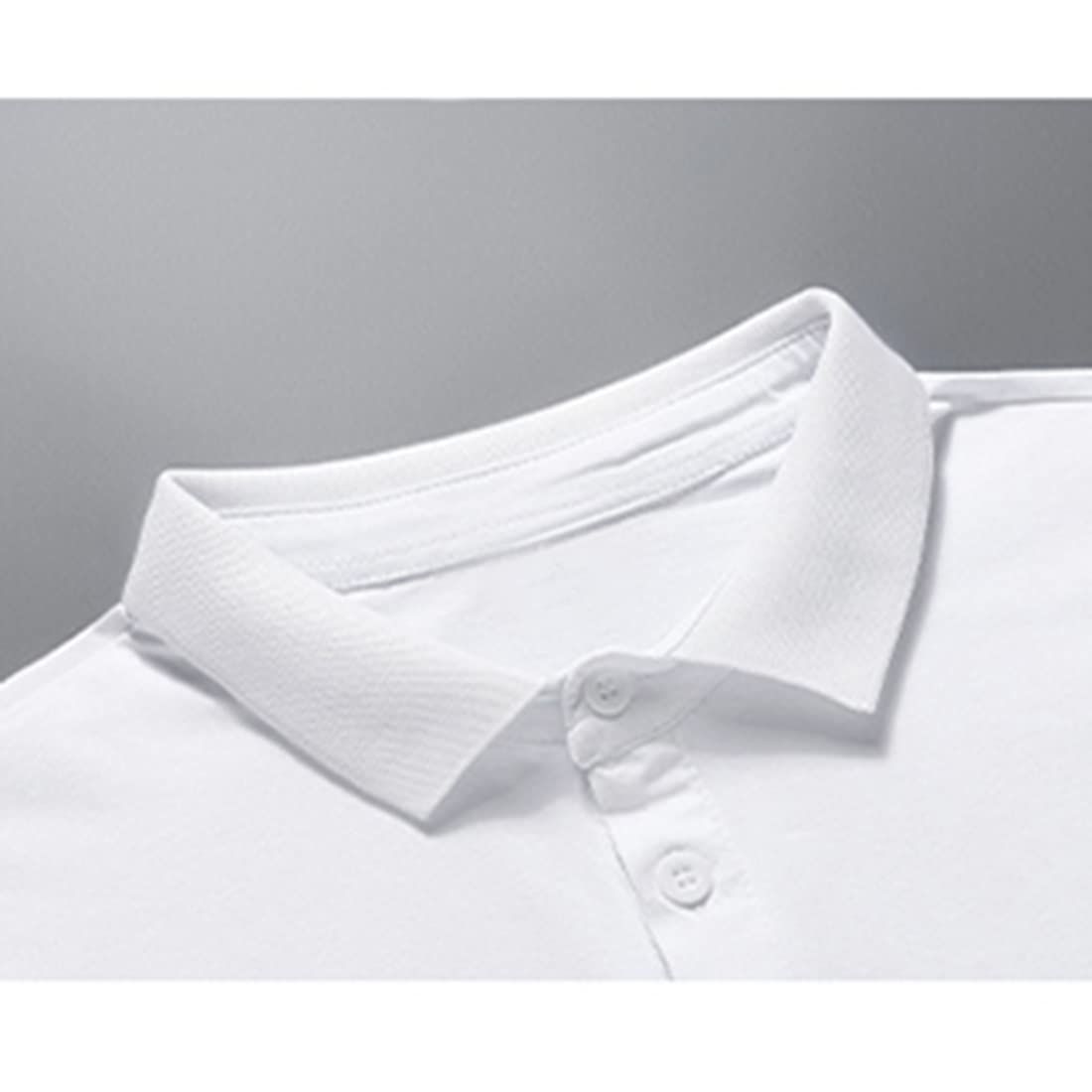 OKJCON メンズ ポロシャツ 半袖 夏 薄手 tシャツ 無地 ビジネス カジュアル おしゃれ 大きいサイズ