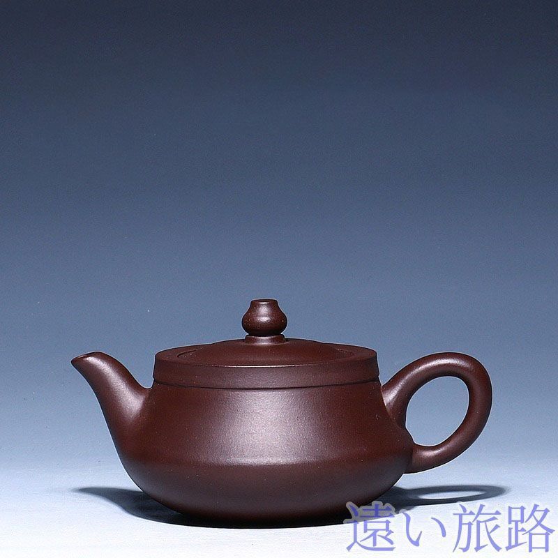 茶壷 急須 紫砂壺 ティーポット 常滑焼 紫砂茶器 唐物紫泥急須 紫砂壺急須 煎茶器 茶道具 手作り 手描き急須 極細工 朱泥紫砂 在銘 zsh84 0206