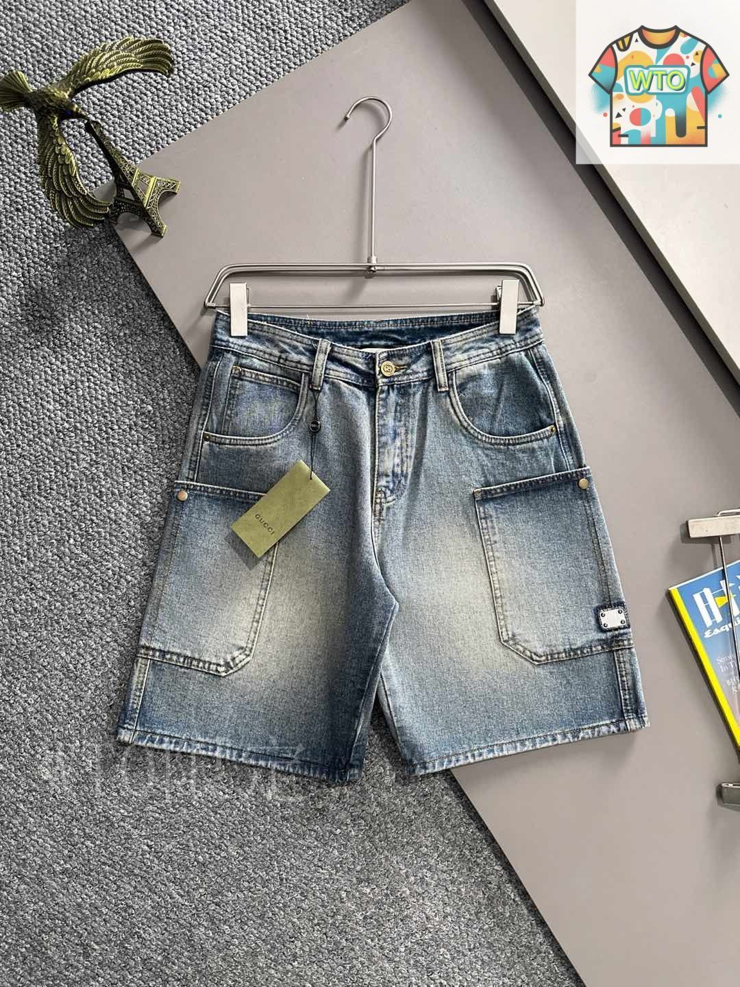GUCCI デニムショートパンツ GUCCI】GGジャンボ デニム ショートパンツ パンツ・ボトムス