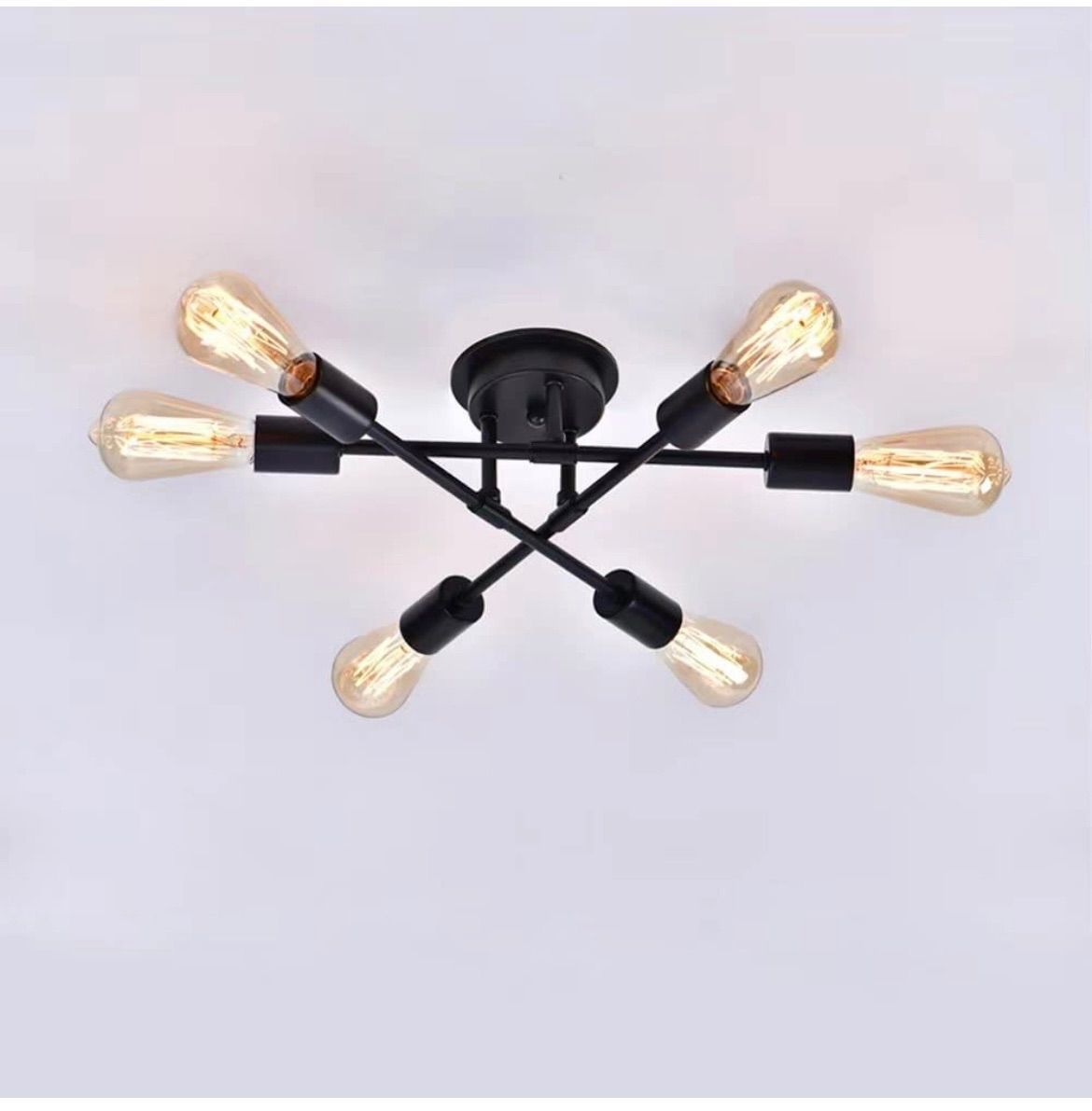 ペンダンライト ６灯 アンティークレトロ リビング デザイン照明 