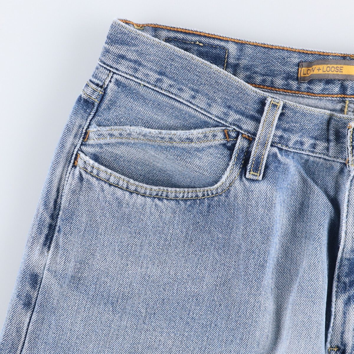 古着 00年代 リーバイス Levi s SILVER TAB シルバータブ LOW LOOSE ロールーズ テーパードデニムパンツ メンズw35相当 evb032656 WWW_MORNINGWALKER_COM