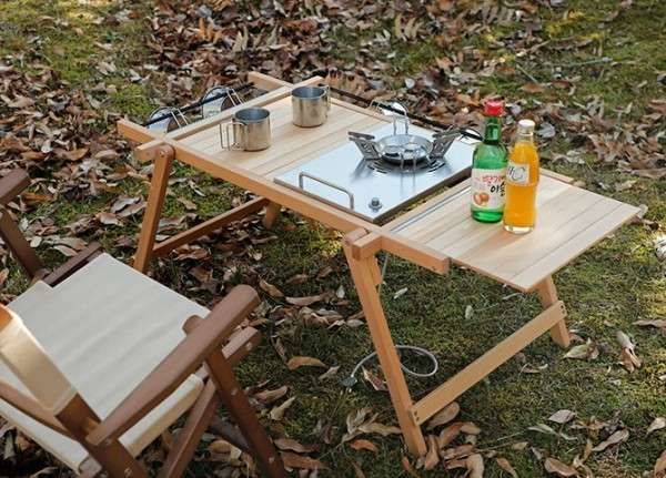 ハイテーブル アウトドア用品