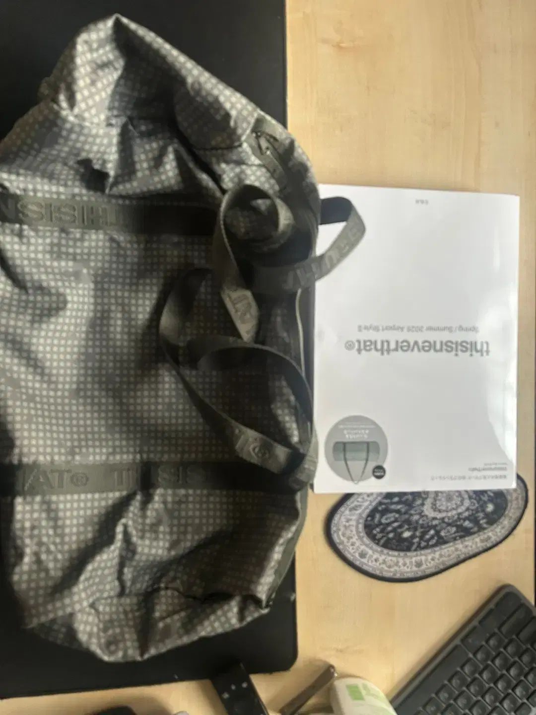 thisisneverthat ダッフルバッグ Light Duffle Bag – thisisneverthat® JP