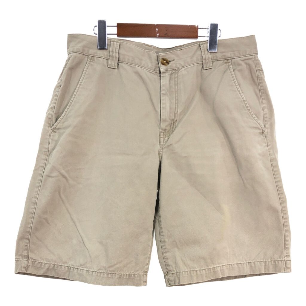 THE NORTH FACE ノースフェイス ショートパンツ アウトドア ベージュ (メンズ W34)  古着 T4943