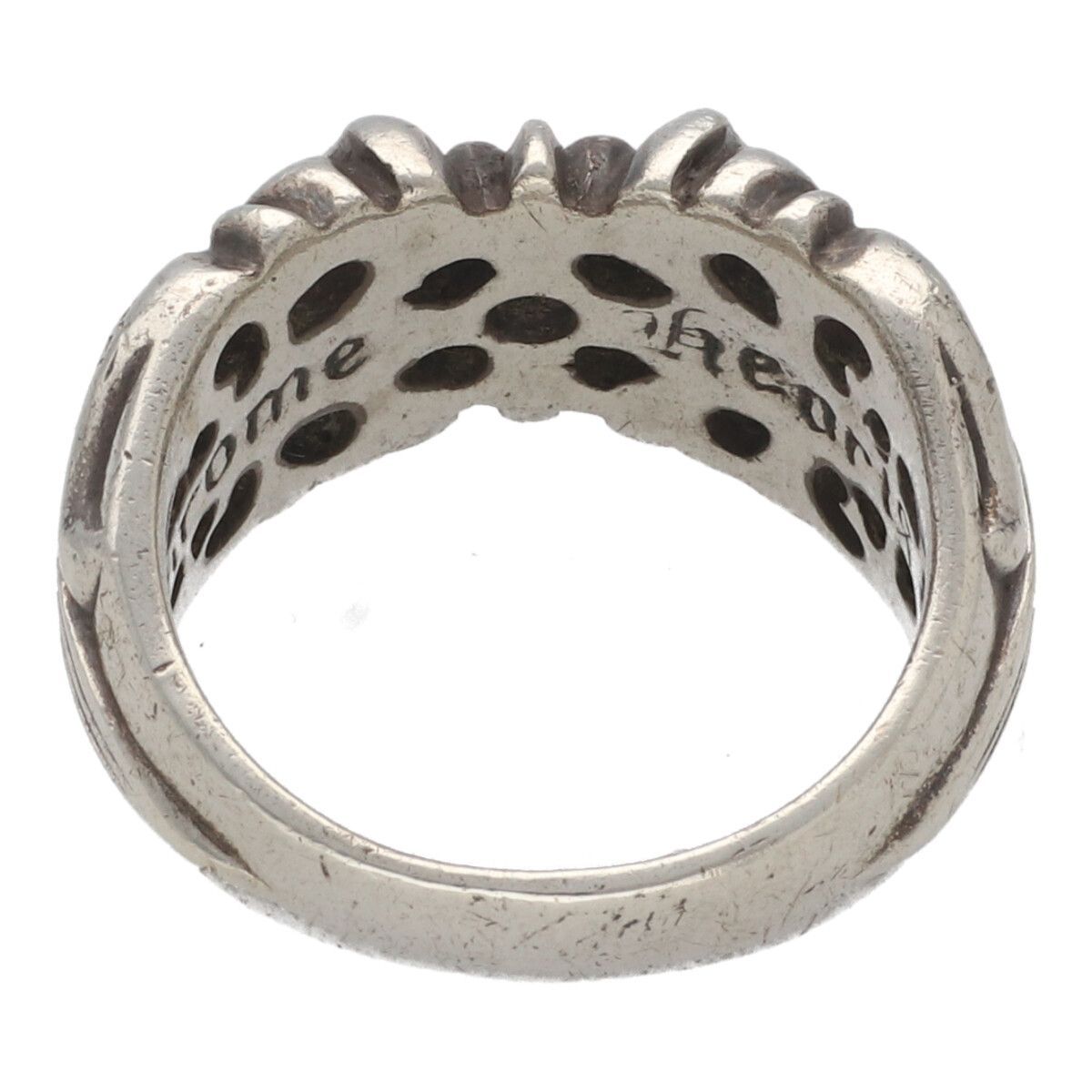 中古】 CHROME HEARTS クロムハーツ K&T リング 24.5号 SV925 シルバー