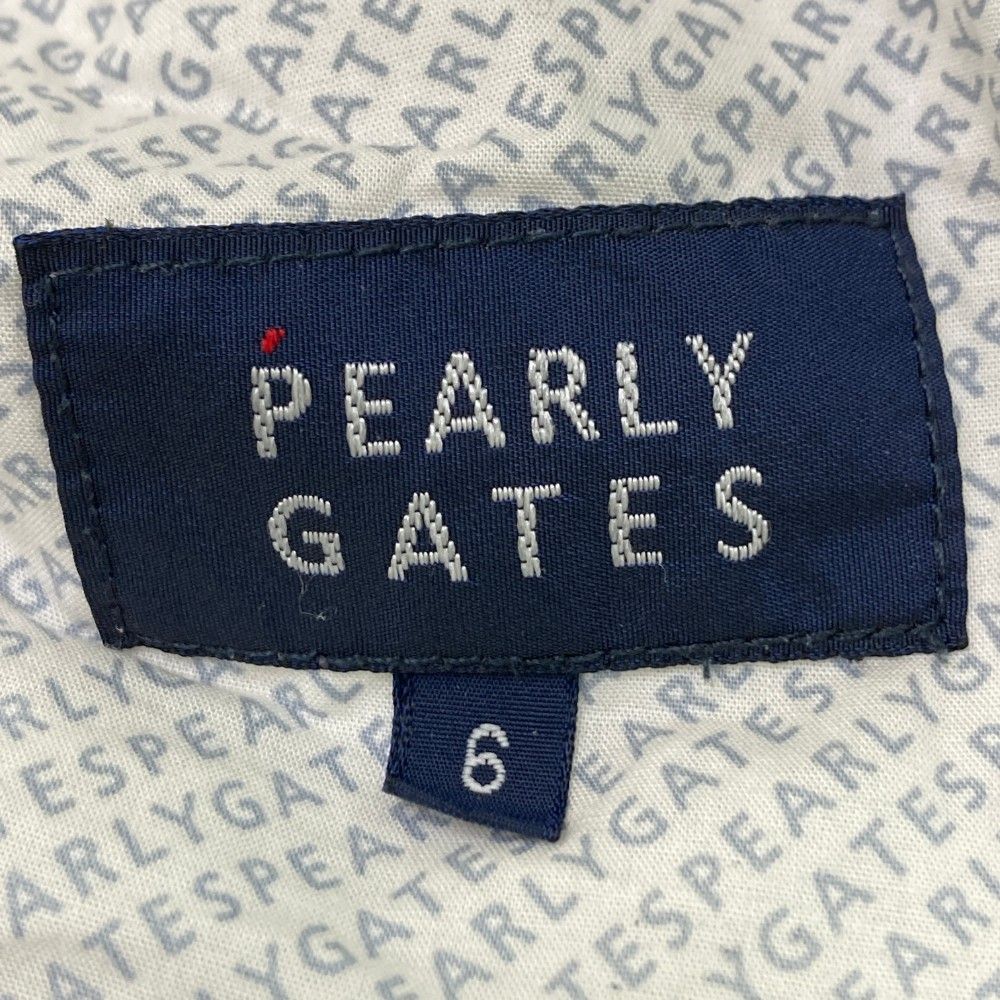 サイズ：6 PEARLY GATES パーリーゲイツ  ストレッチ ロングパンツ 総柄 ネイビー系 [240101468262] ゴルフウェア メンズ ストスト PEARLY GATES(パーリーゲイツ) パンツ｜中古ゴルフウェア通販