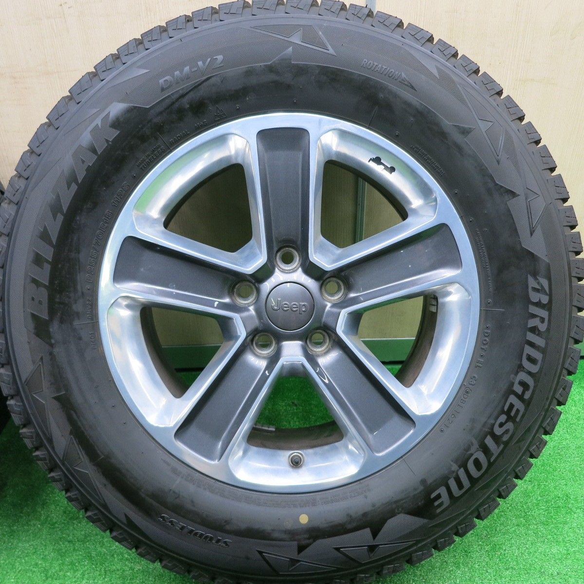 【残溝9.5mm】ジープ JL ラングラー アンリミテッドスポーツ 純正 新車外し】Jeep ジープ JLラングラー アンリミテッドスポーツ
