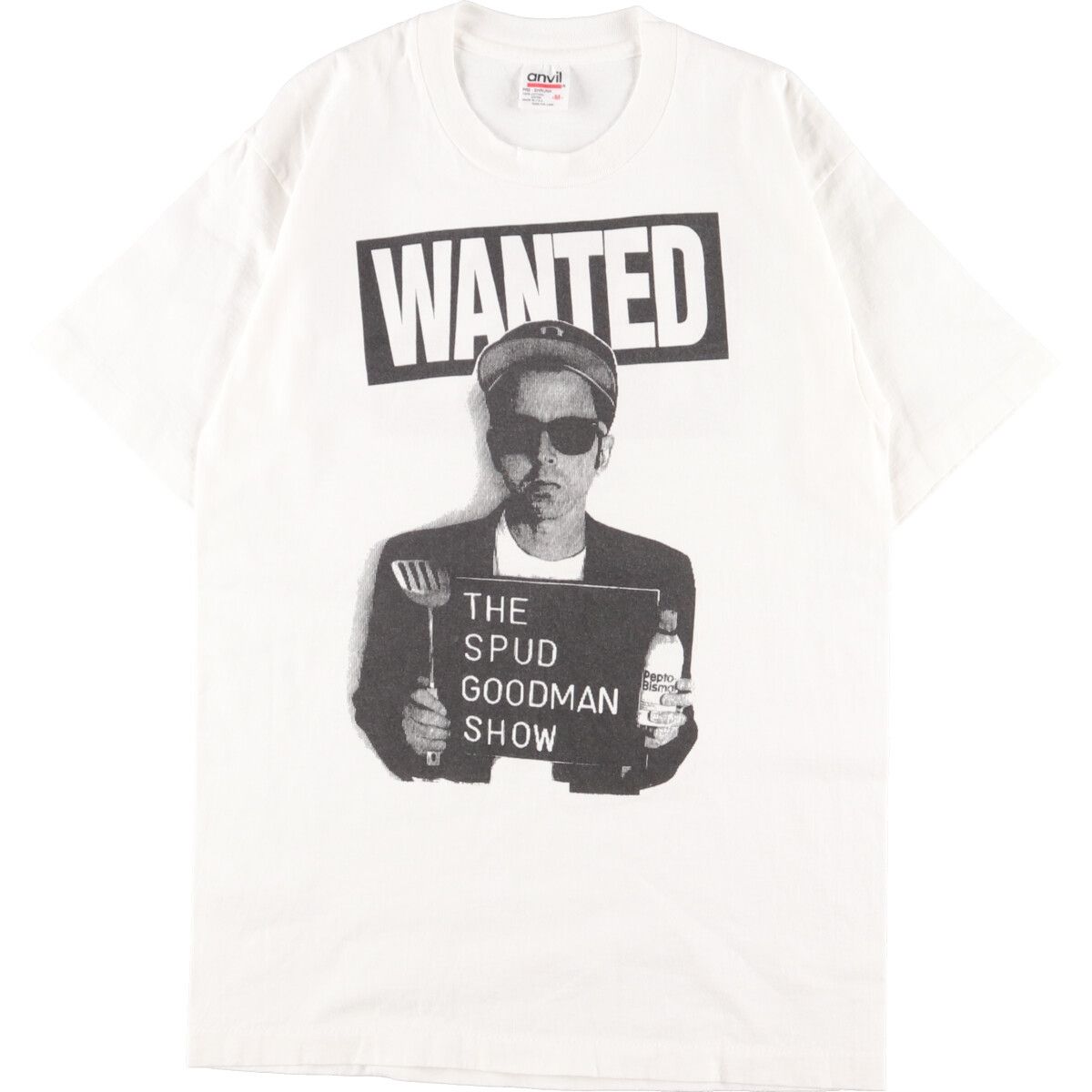 古着 90年代 anvil THE SPUD GOODMAN SHOW 両面プリント プリントTシャツ USA製 メンズM ヴィンテージ /eaa351778 【中古】/eaa351778