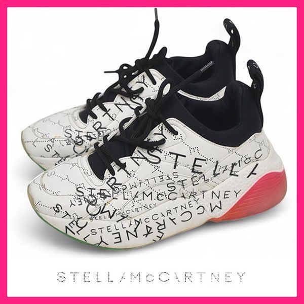 関税.送料込 STELLA MCCARTNEY キャンバススニーカー 新品 アディダス × Stella McCartney ステラ マッカートニー