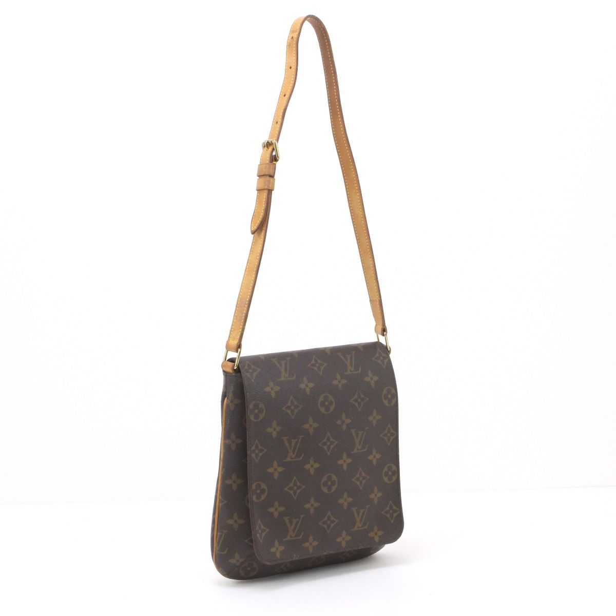 $$ LOUIS VUITTON ルイヴィトン モノグラム ショルダーバッグ M51258 ブラウン