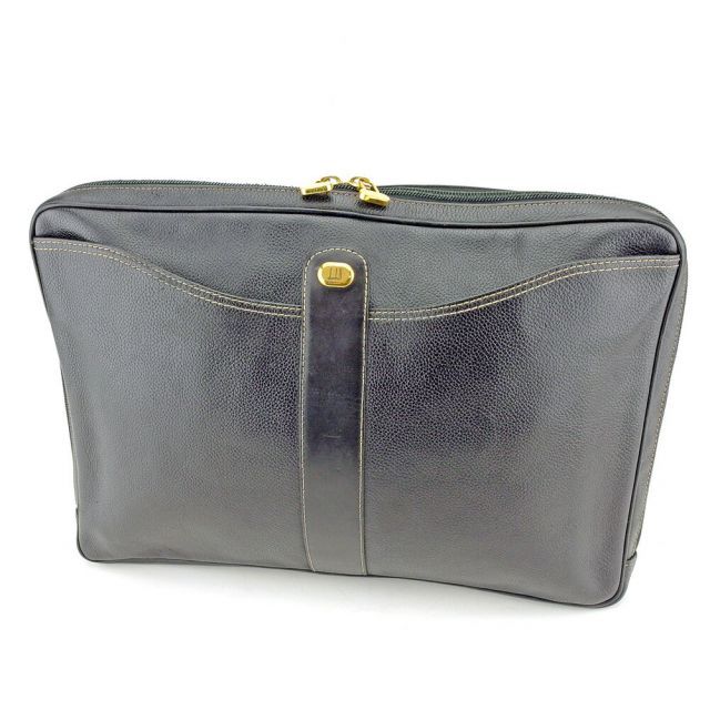 ダンヒル 書類ケース ドキュメントケース ブラック レザー dunhill  L2608S 