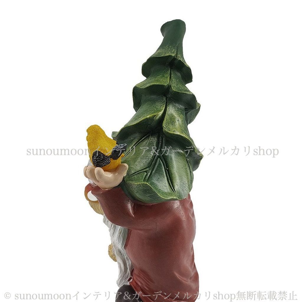 雑貨 置物 ノーム お洒落 かわいい ガーデン オーナメント ガーデニング おしゃれ インテリア ガーデン雑貨 ソーラー ドワーフ ガーデンインテリア 8-14 樹脂 ガーデンライト 庭の装飾 専門店向け 安心品質