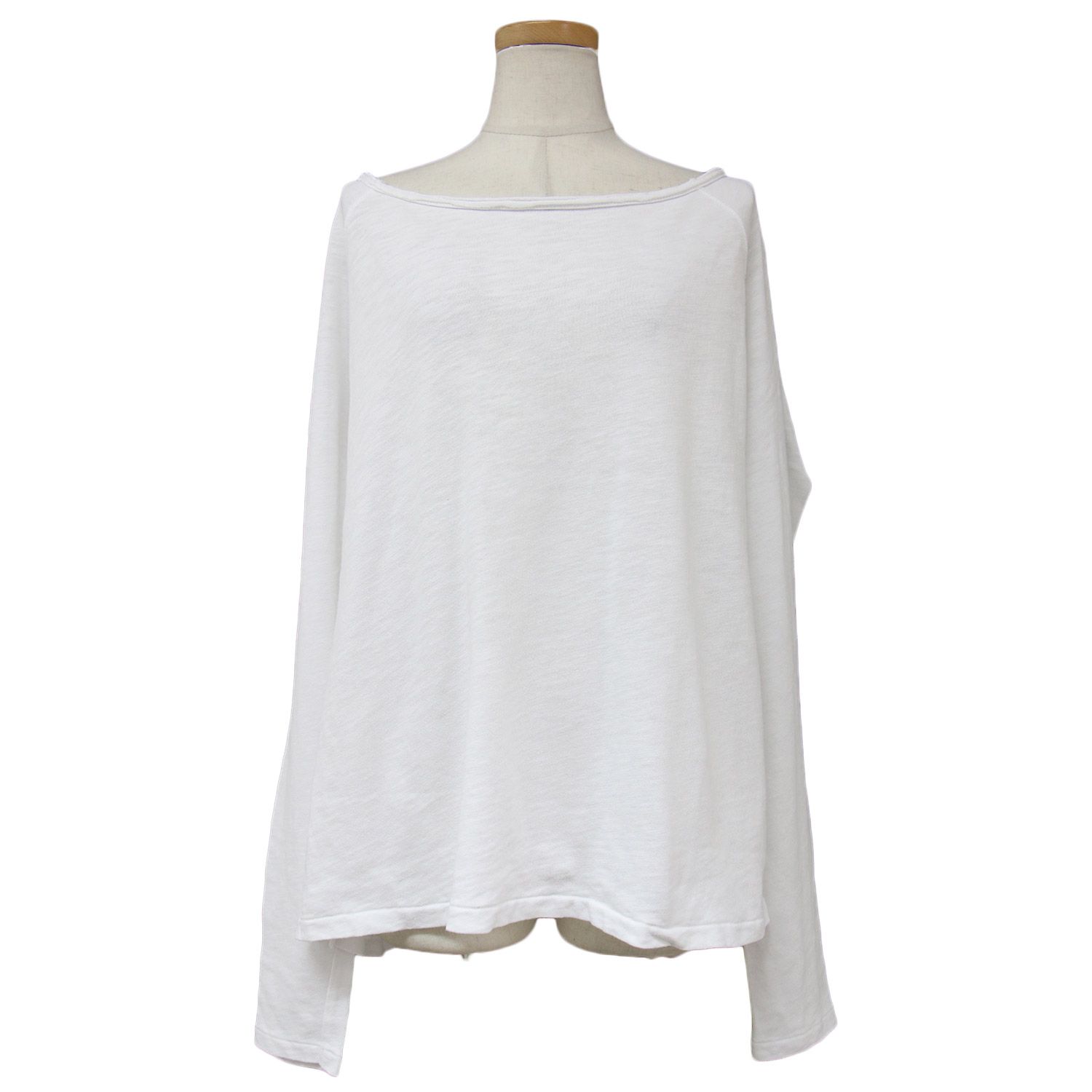 Spick&Span スピックアンドスパン Tシャツ ロンT コットン ホワイト 白 