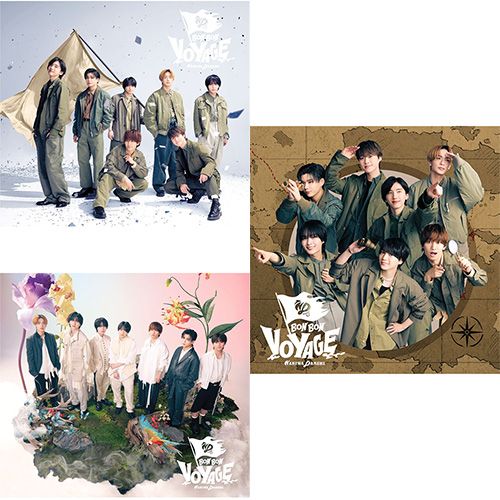 3形態Blu-ray付セット BON BON VOYAGE 初回 盤1 初回 盤2 通常盤 CD なにわ男子 アルバム 佐賀|