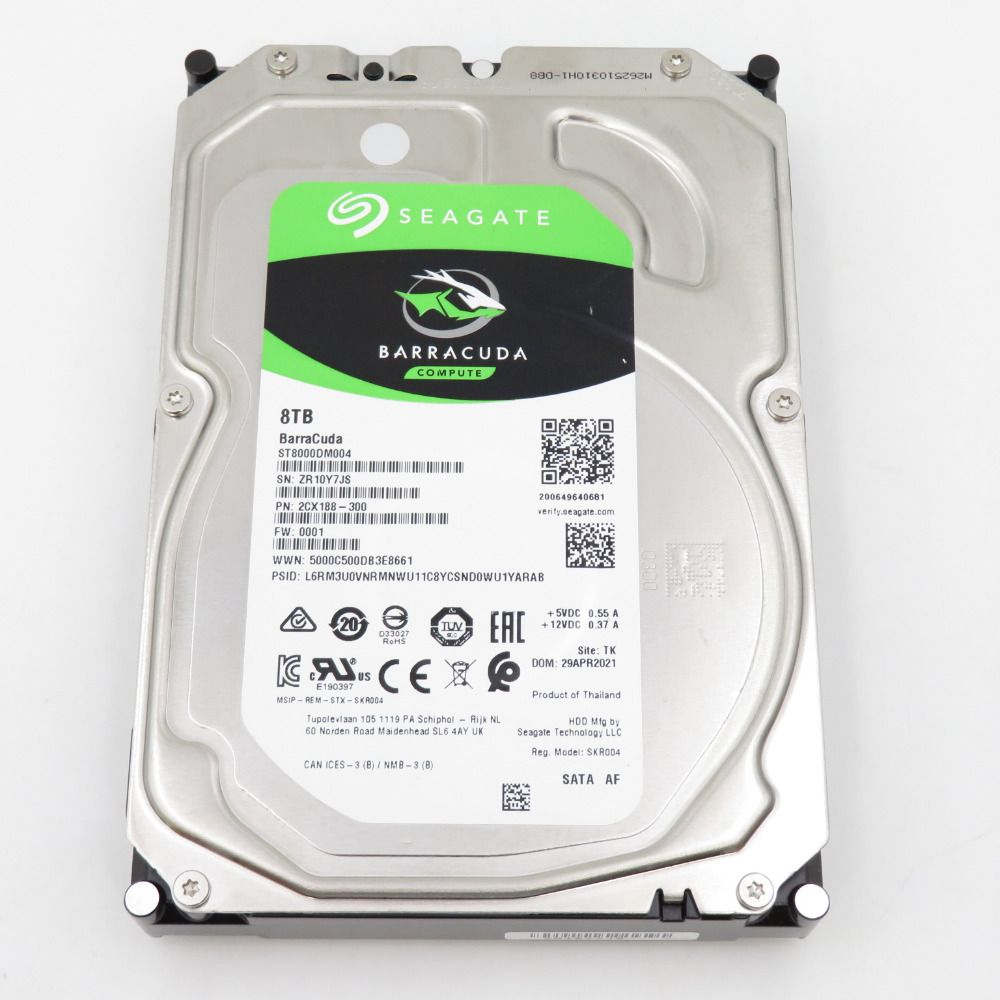 Seagate Barracuda 内蔵HDD 8TB 3.5インチ Seagate HDD 3.5
