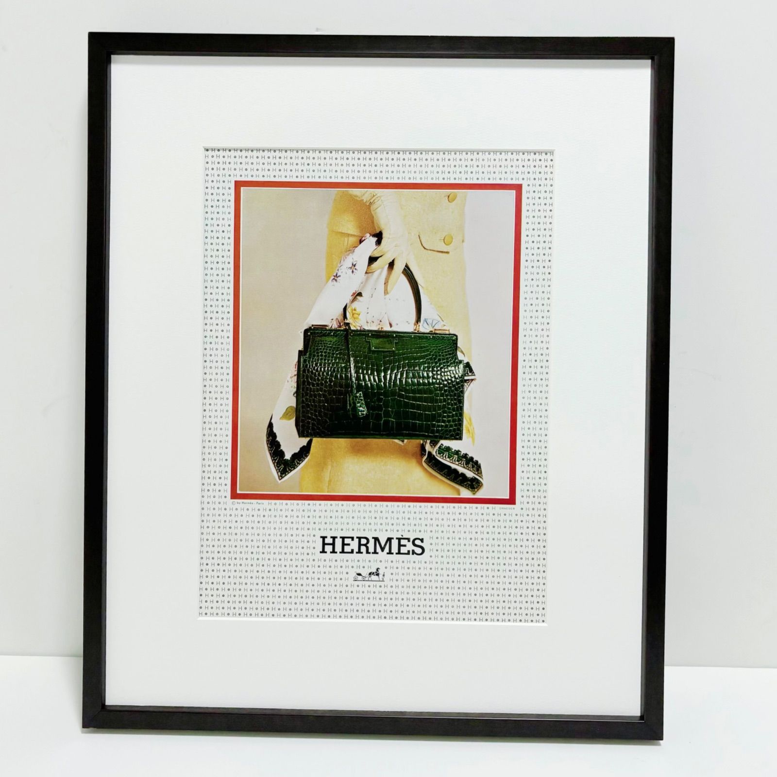 1960s 広告＞HERMES エルメス ポスター ヴィンテージ アートポスター