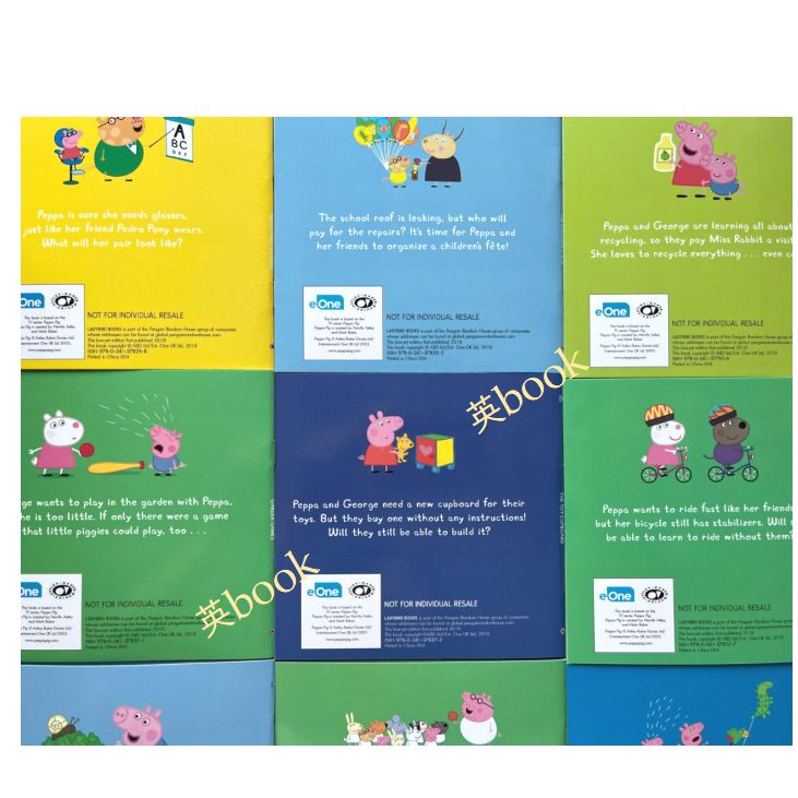 ペッパピッグ絵本　マイヤペン対応 新品】Peppa Pig 絵本 ペッパピッグ 50冊 青箱 マイヤペン対応