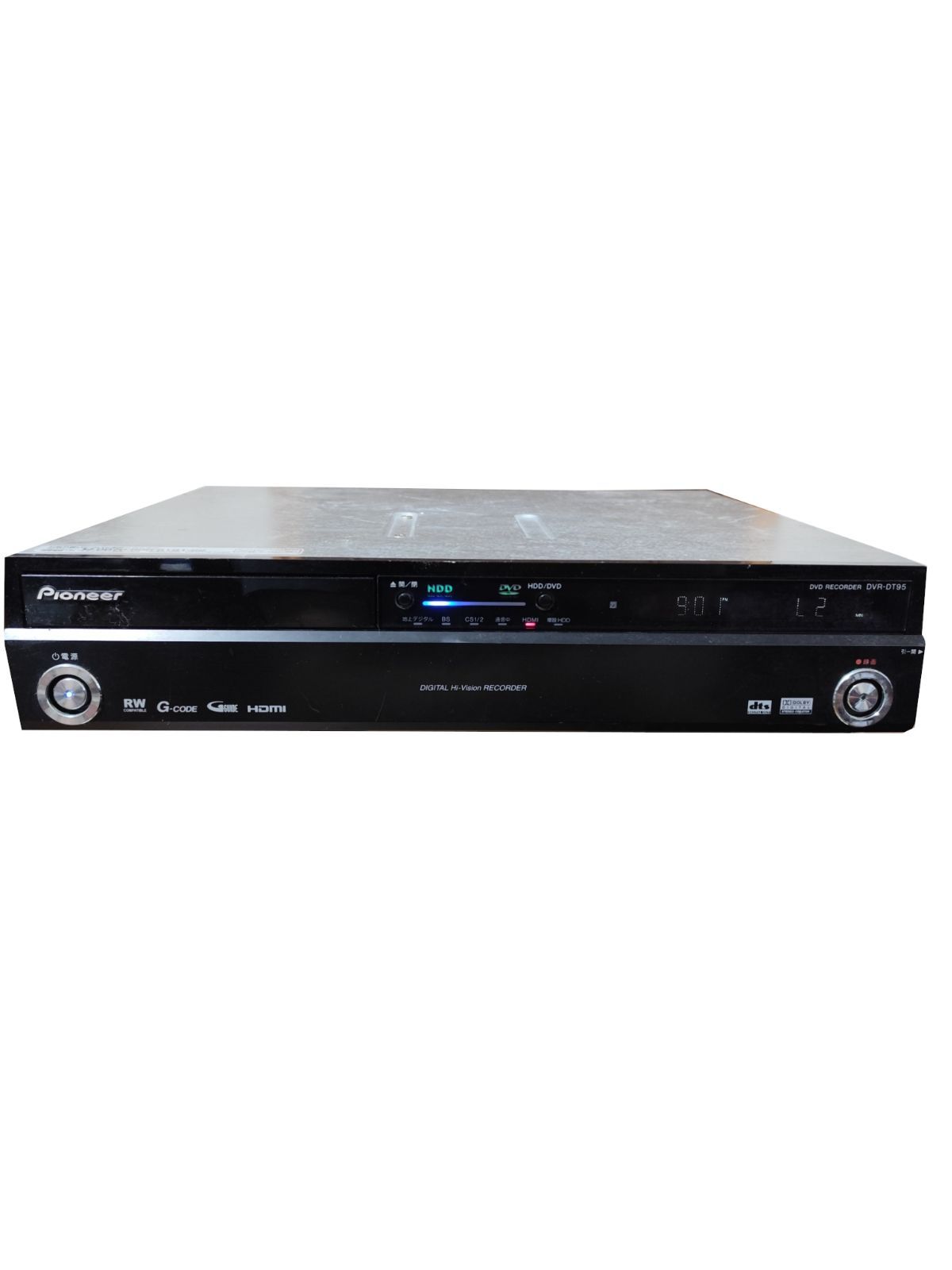 パイオニア Pioneer DVD|HDD レコーダー DVR-DT95