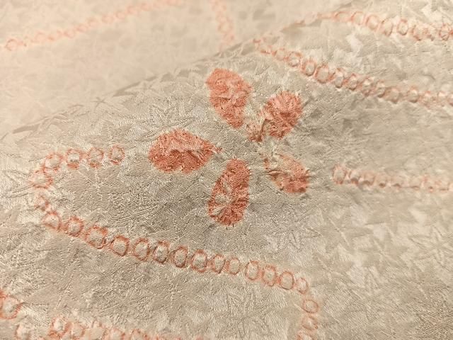 平和屋着物□上質な小紋 色紙重ね花文 正絹 逸品 BAAU7225mz