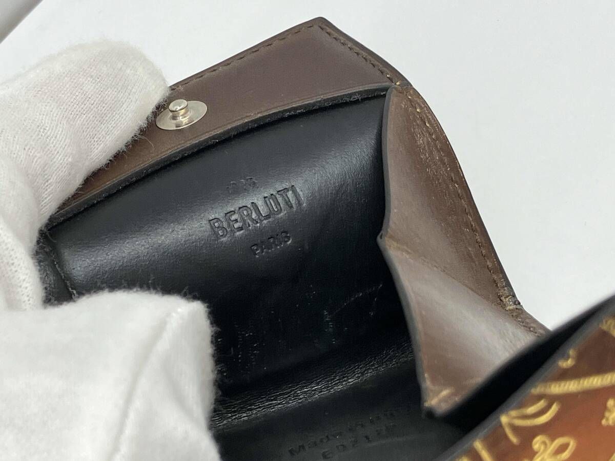  Berluti ベルルッティ カリグラフィ コインケース 小銭入れ E 0212 P コインケース 小銭入れ 小物