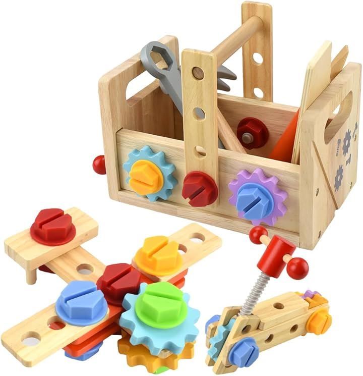 Thumbnail of Doen Import DIY Experience Tool Set for Crafting, Screwing, Nutting, and Hammering, Customizable, Birthday Gift