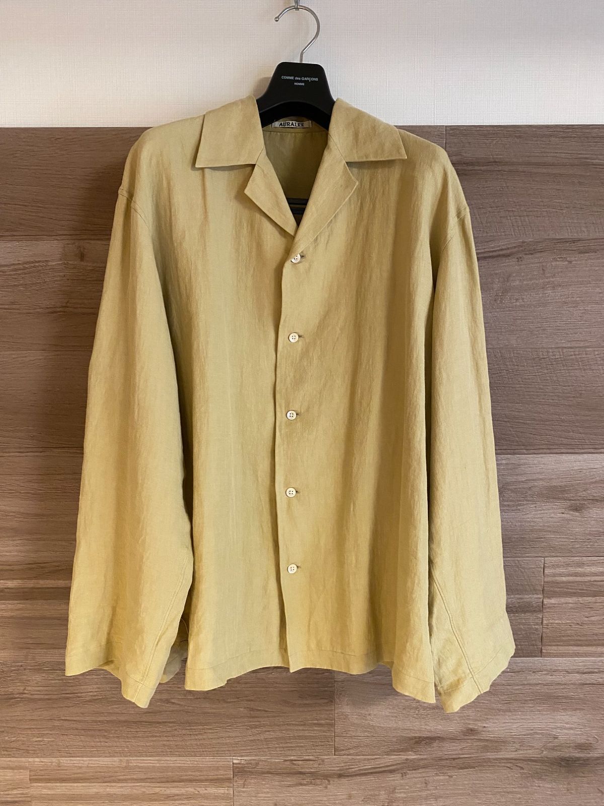 AURALEE オーラリー LINEN GABARDINE OVERSHIRTS AURALEE オーラリー LINEN GABARDINE OVERSHIRTS