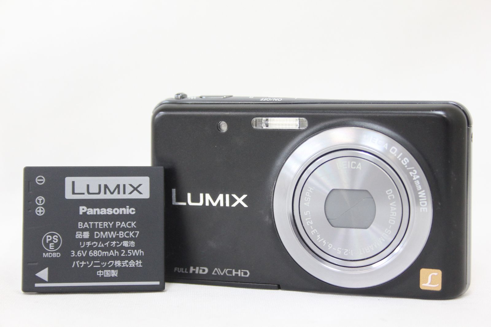 返品保証】 パナソニック Panasonic LUMIX DMC-FX80 ブラック