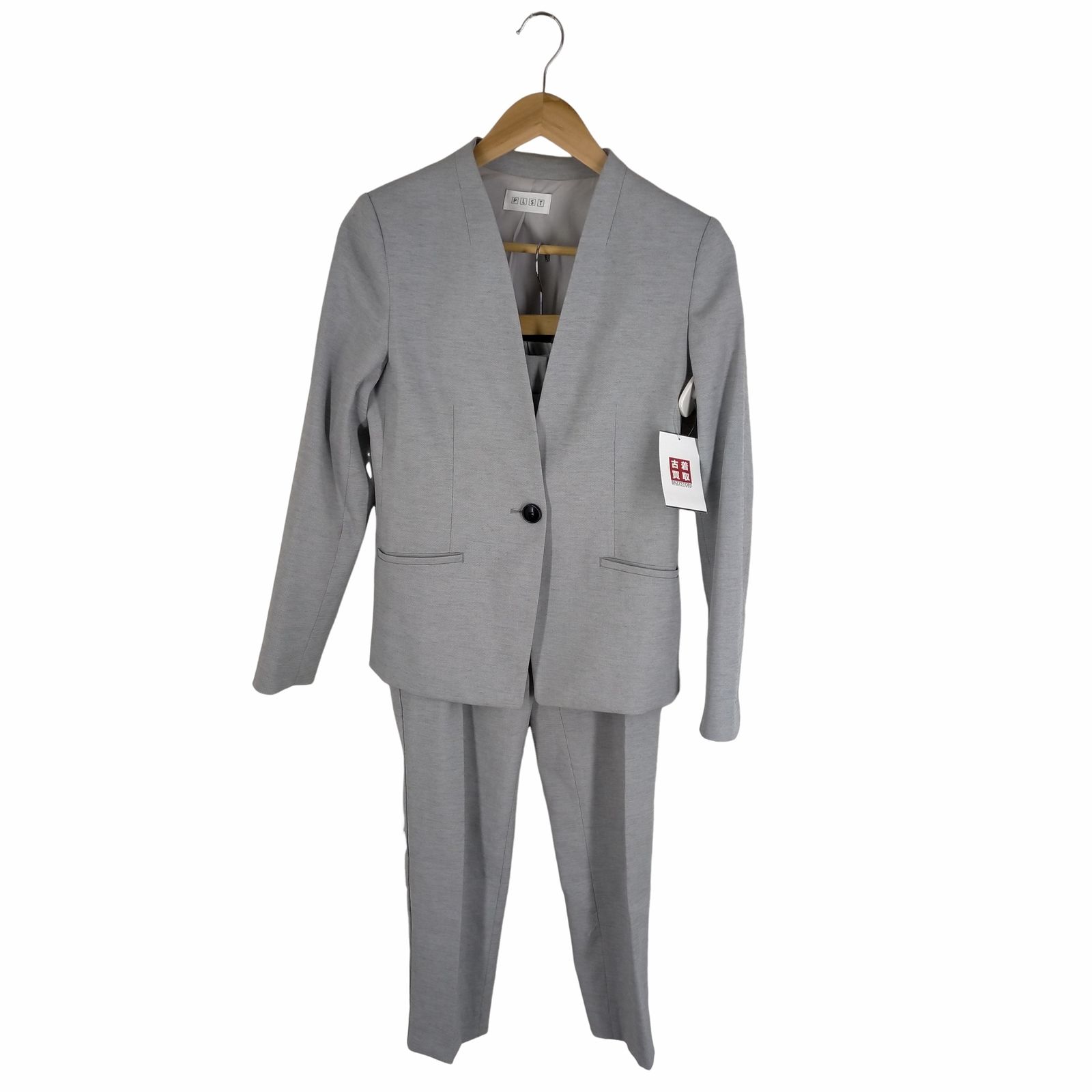 プラステ リネンブレンドカラーレスジャケット&スティックパンツ