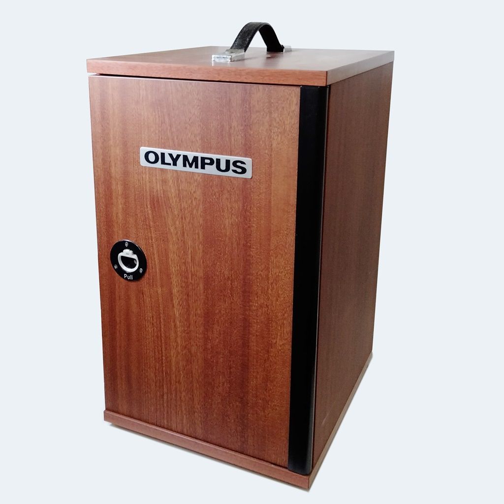 OLYMPUS オリンパス CH-2 CHT 木箱ケース付 単眼 顕微鏡 検査用 研究用