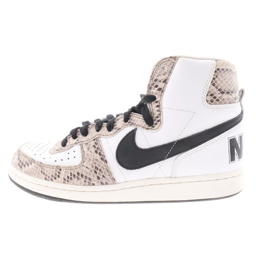 NIKE (ナイキ) TERMINATOR HIGH COCOA SNAKE ターミネーター ココアスネーク 白蛇 ハイカットスニーカー FB1318-100 ホワイト US9/27.0cm