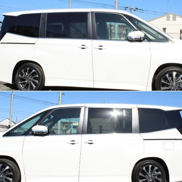 トヨタ 90系 ノア ヴォクシー サイド ウィンドウ モール ガーニッシュ ステンレス シルバー ウインドウ ウェザーモール バイザー NOAH VOXY パーツ LAWEED_CL