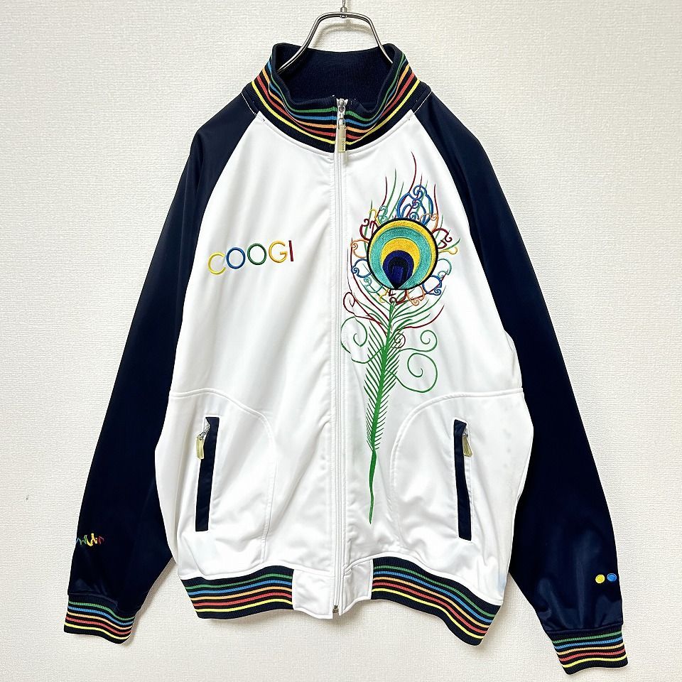 希少✨COOGI トラックジャケット マルチカラー ラインストーン L 希少