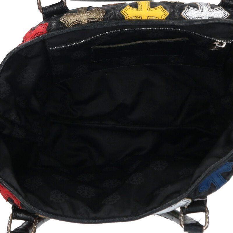 クロムハーツ FS TOTE/FSトート マルチクロスパッチ付きレザー クロムハーツ FS TOTE/FSトート マルチクロスパッチ付きレザー