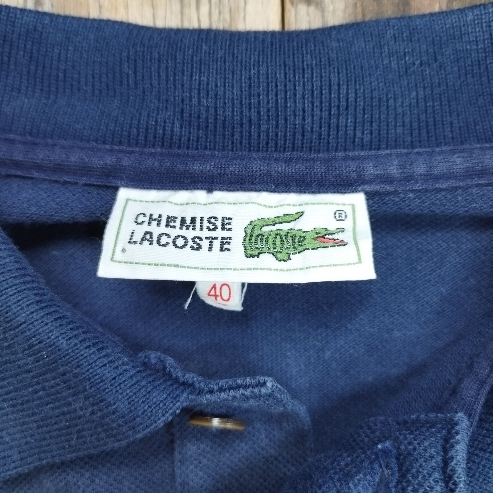 CHEMISE LACOSTE シュミーズ ラコステ 鹿の子 長袖 ポロシャツ