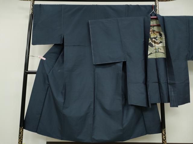 平和屋着物●男性 本場大島紬 アンサンブル 80亀甲 総詰め 正絹 ♥ CAAY5052ut