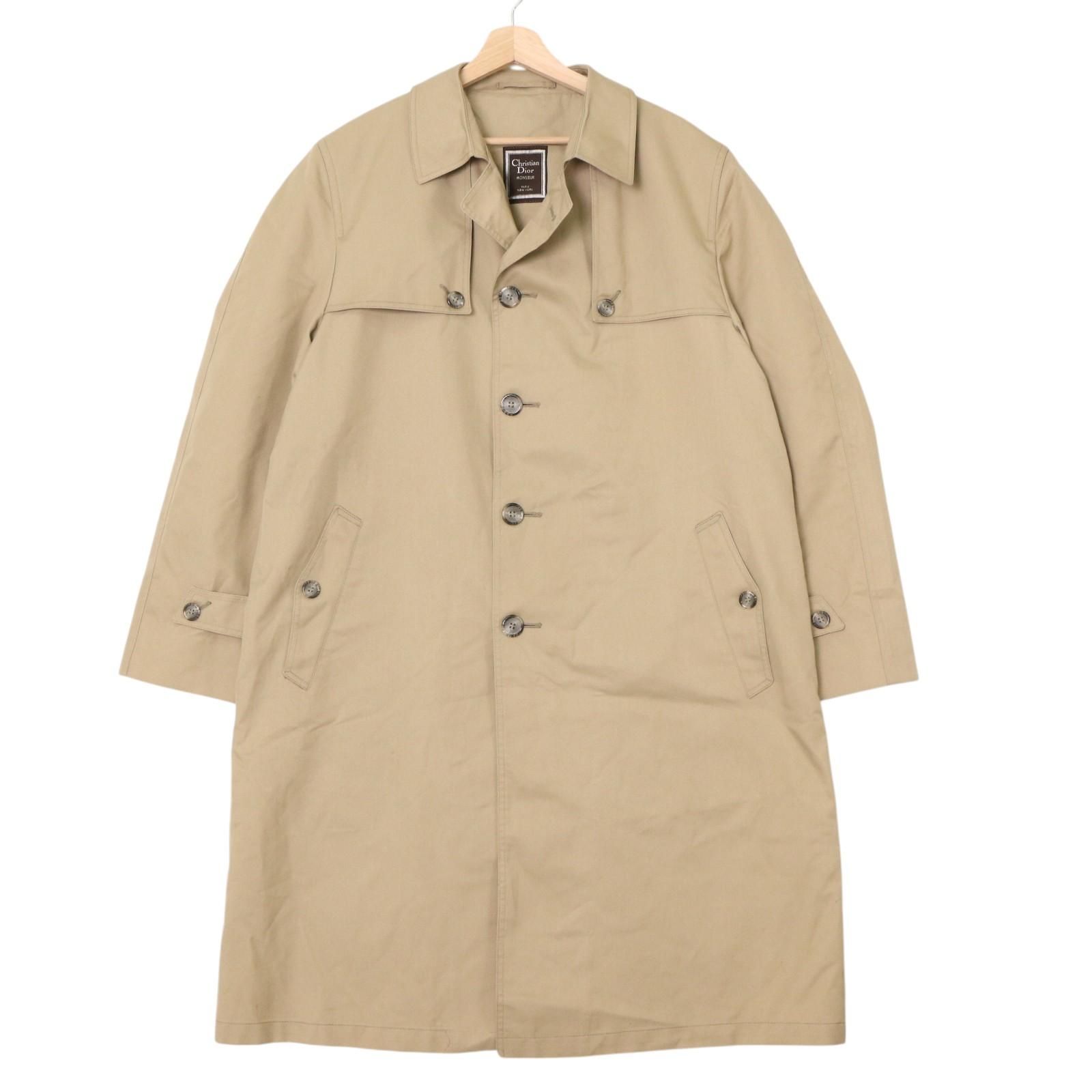 クリスチャンディオール　メンズトレンチコート　ビンテージ Christian Dior】クリスチャンディオール 90's vintage コットン