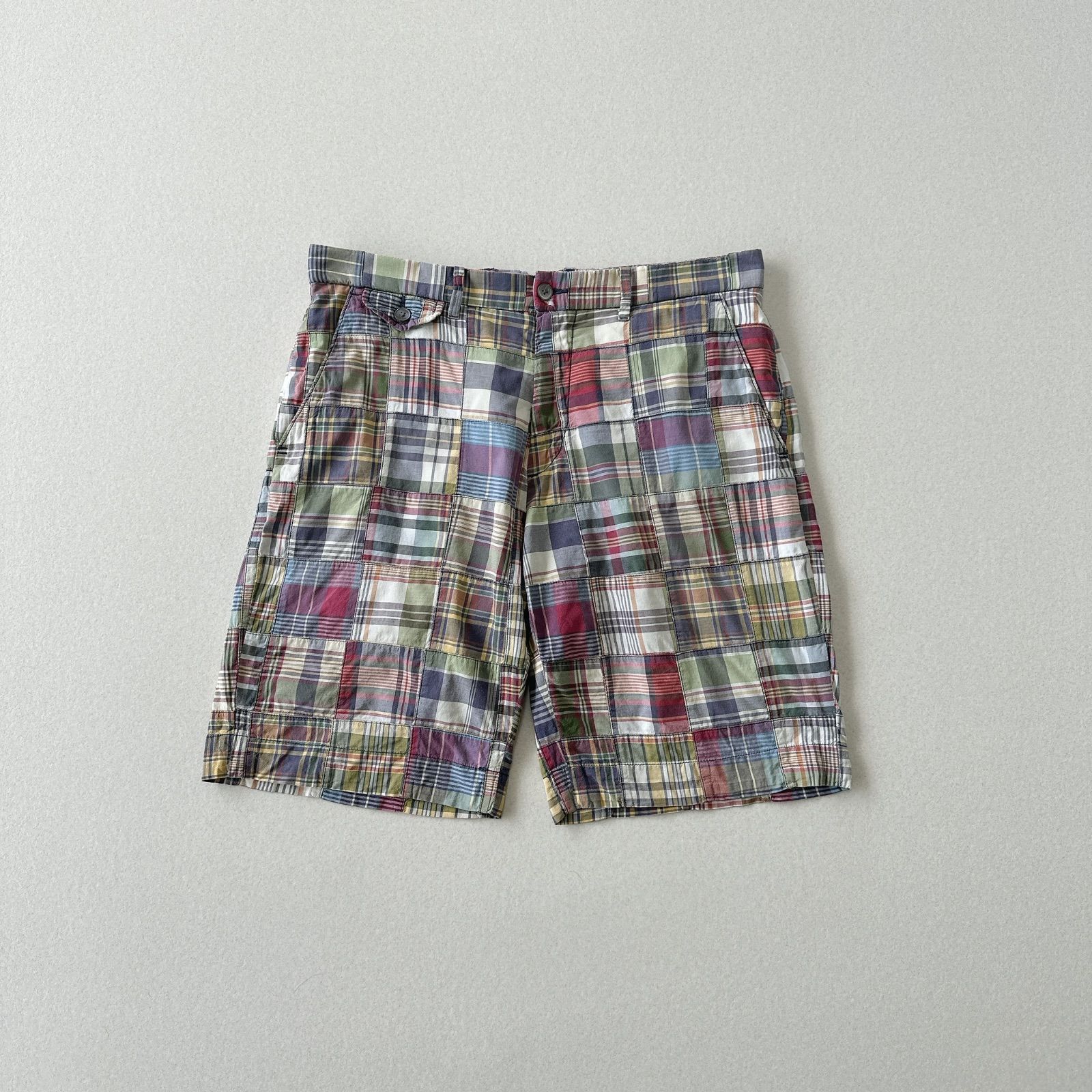 90s ラルフローレン パッチワーク ハーフパンツ インディアン