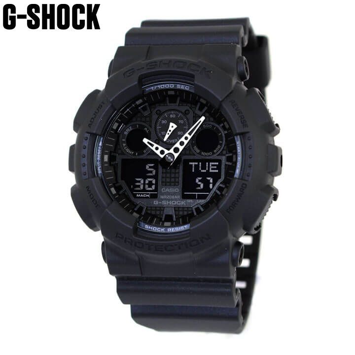 CASIO Gショック GA-100-1A1 海外モデル メンズ 腕時計 カシオ G-SHOCK ジーショック gショック g-shock 時計  gshock ブラック アナデジ アナログ デジタル - メルカリ