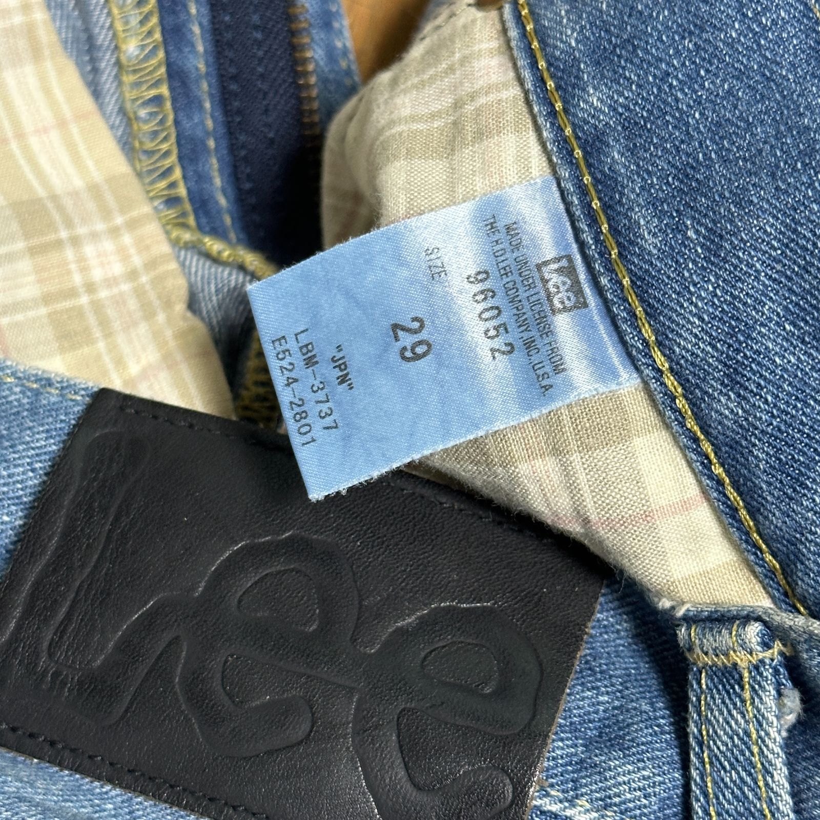 YU♡ RI商品 LEE×nano universe リー×ナノユニバース 96052 デニムパンツ 先