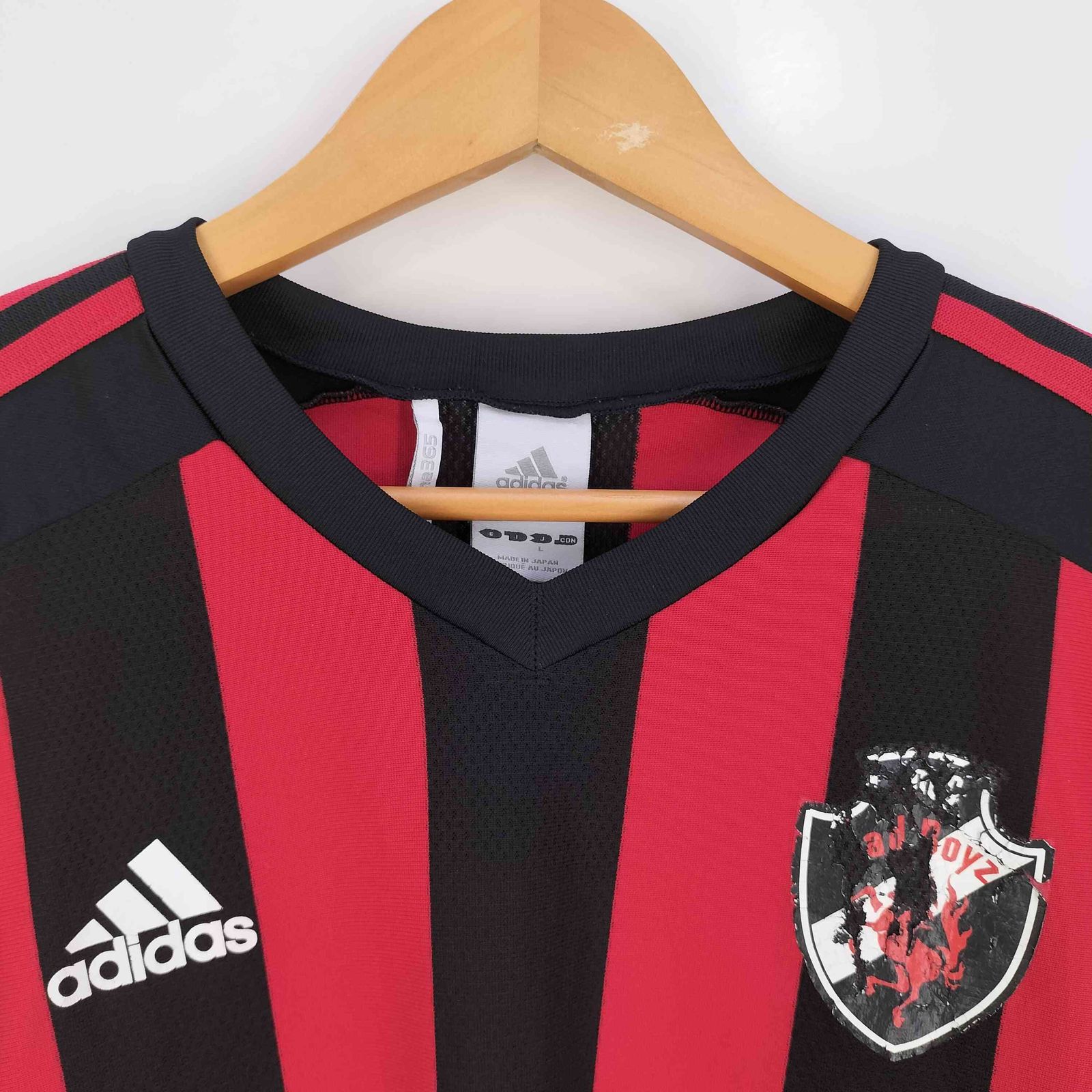 アディダスadidas90s長袖サッカーユニフォームゲームシャツ