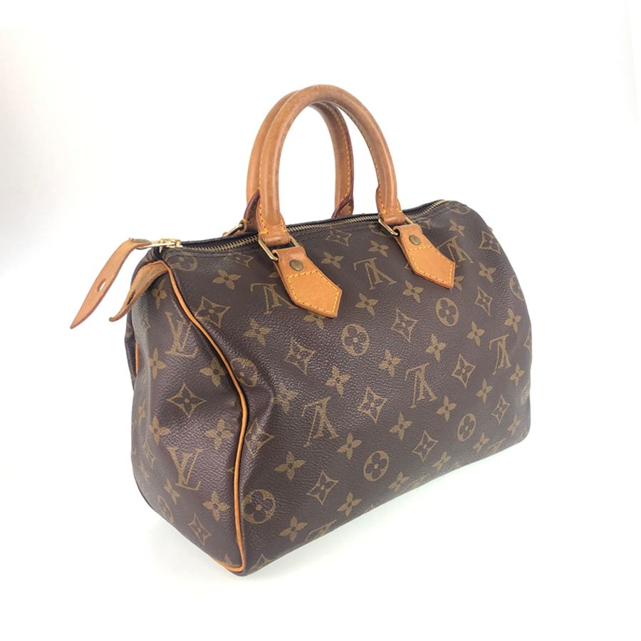 ルイ・ヴィトン LOUIS VUITTON モノグラム スピーディ25 M41528 ブラウン PVC ハンドバッグ rhg【中古】