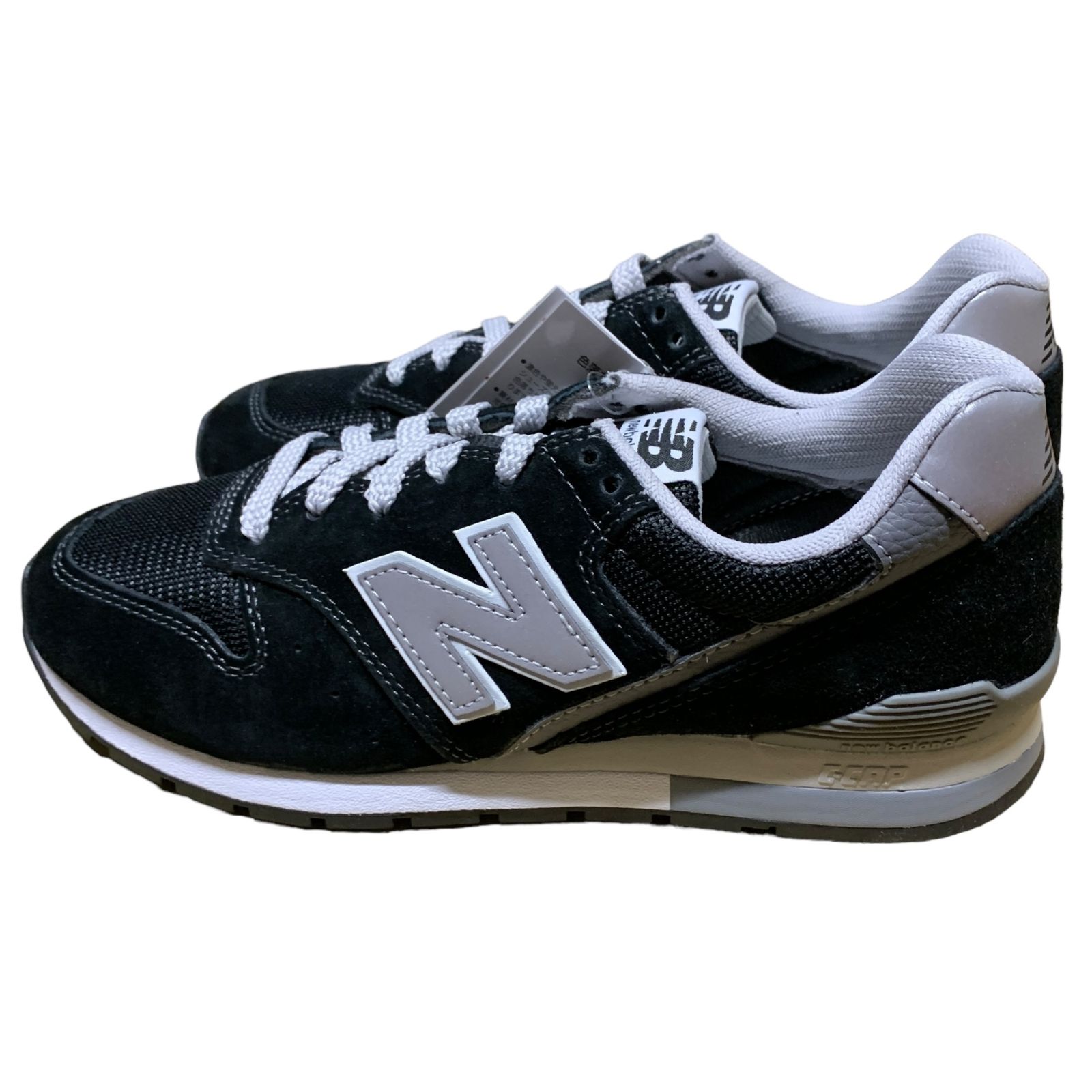 ◆未使用品◆ニューバランス New Balance スニーカー スエード 996 ブラック 24.5cm CM996BK2 Q68590NK