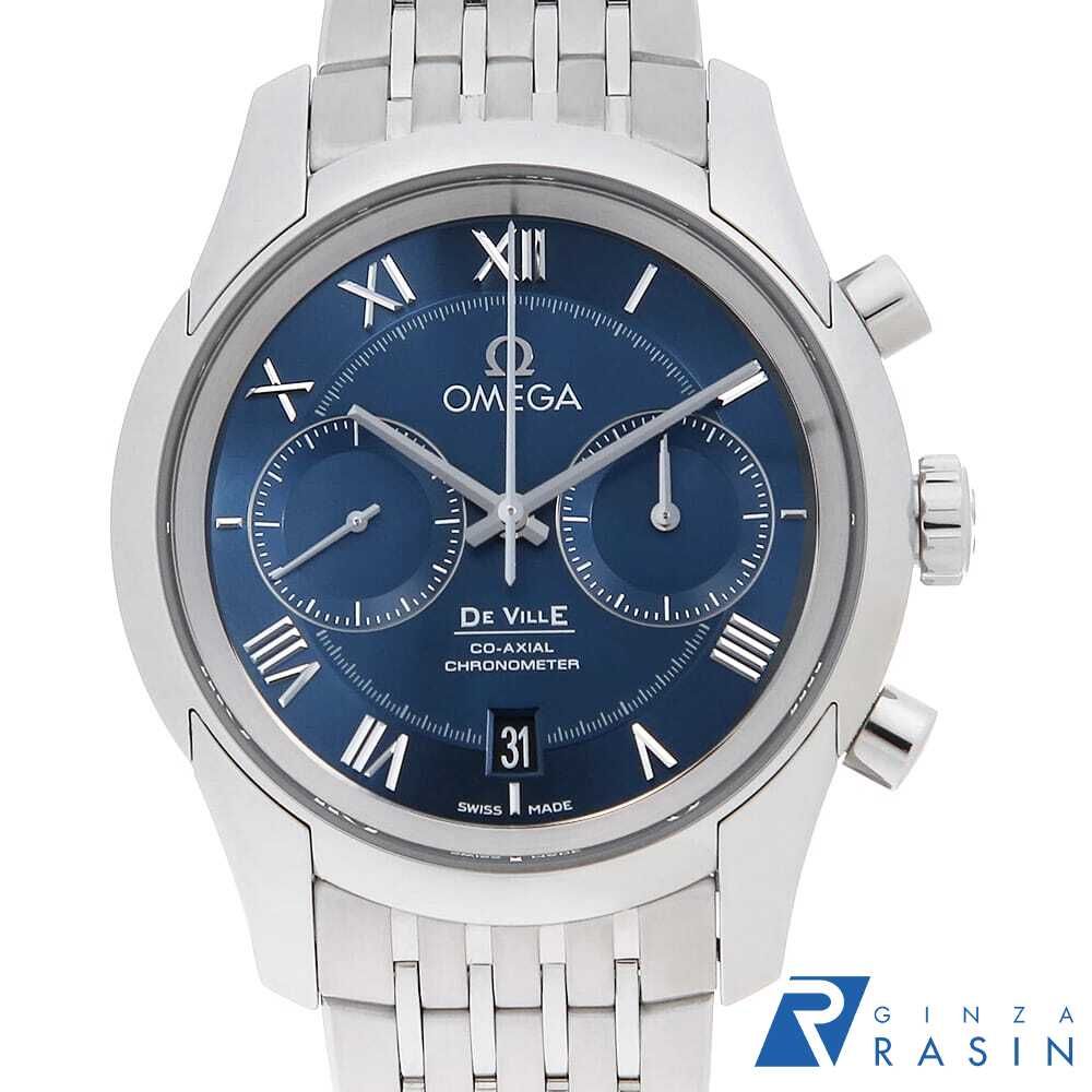 天賞堂◇グランドコンプリケーション/クォーツ腕時計/アナログ/WHT/NVY