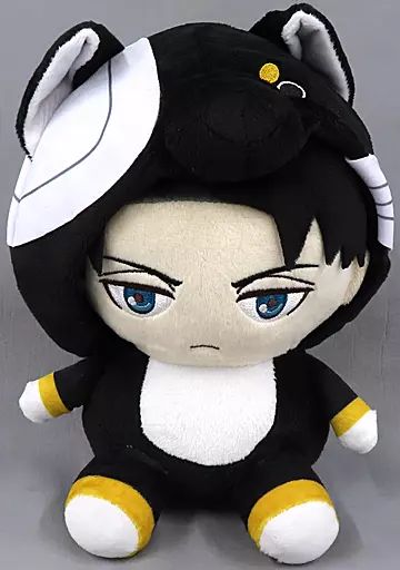 あにまるっこ ぬいぐるみ リヴァイ L あにまるっこぬいぐるみマスコット／リヴァイ 戦闘中ver.／進撃