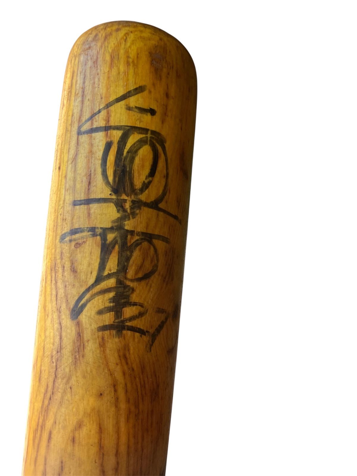 NPB  木製バット NPB 選手 サイン付き 木製バット - メルカリ