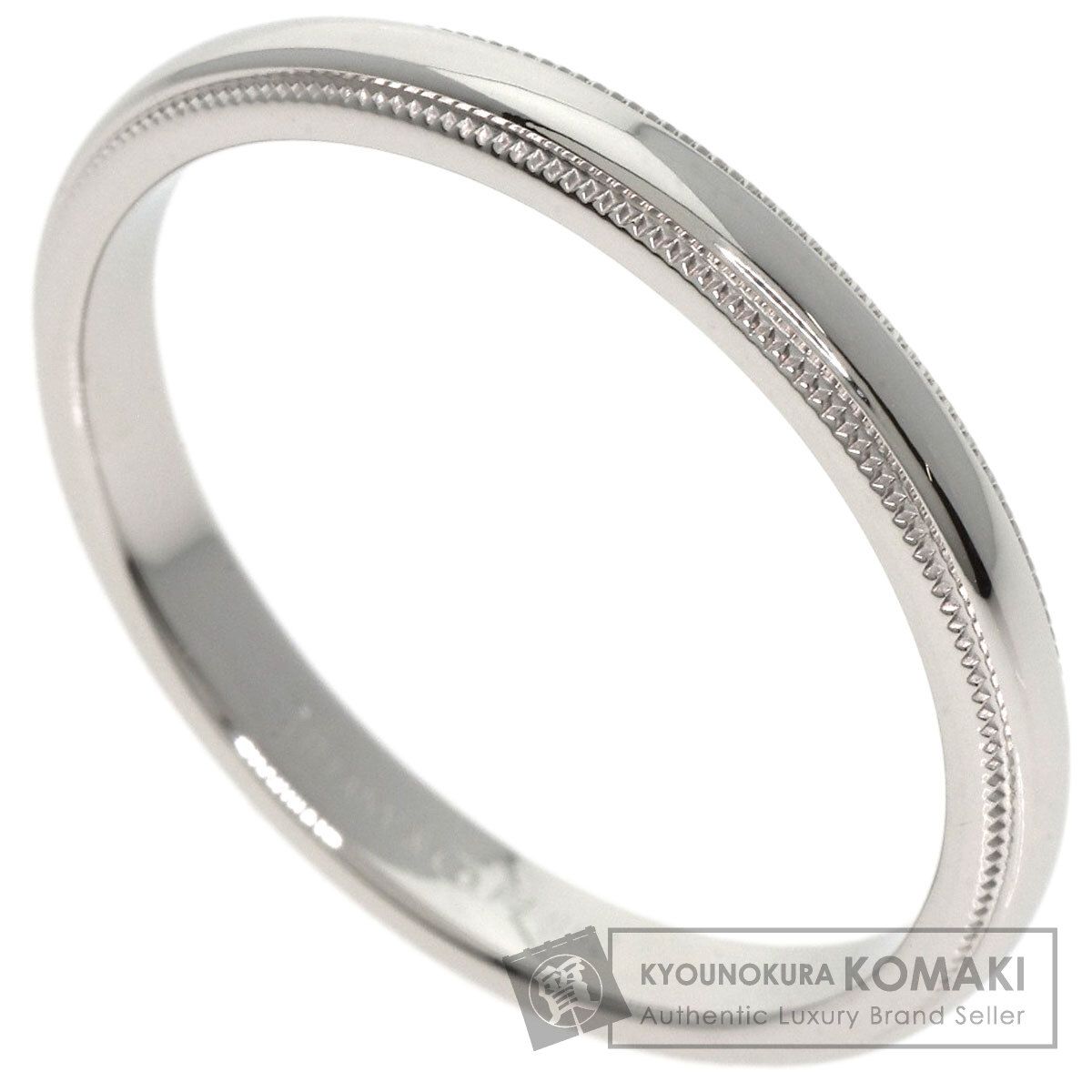 美品 TIFFANY ティファニー PT950 ミルグレイン リング 13号 楽天市場】ティファニー ミルグレイン リング・指輪 K18イエロー