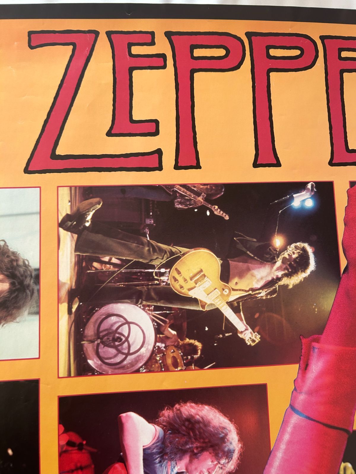 LED ZEPPELIN ／美盤・轟音／ポスター／完品／美品／レッドツェッペリン LED ZEPPELIN ／レコード／美盤轟音／ポスター完品／レッド