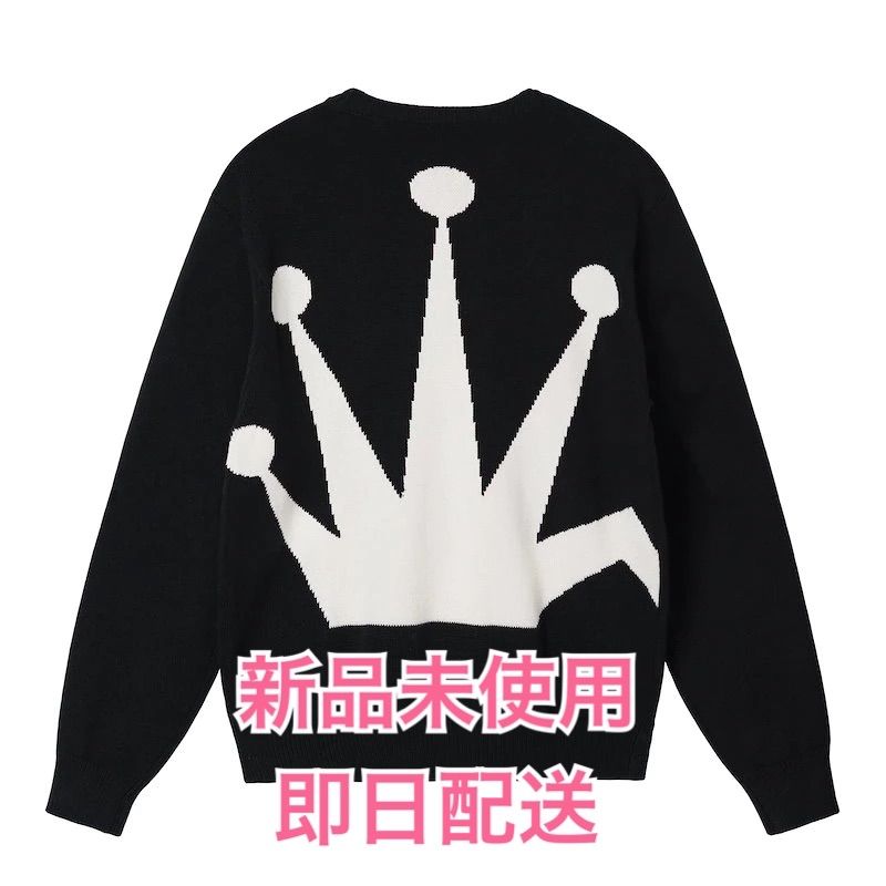 日本に stussy crown (STUSSY/ニット sweater ベントクラウン セーター メンズ